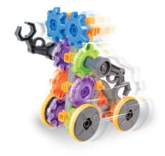 Set de constructie 3 in 1 STEM - Robotel &amp; masinute saniter PlayLearn Toys
