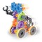 Set de constructie 3 in 1 STEM - Robotel &amp; masinute saniter PlayLearn Toys