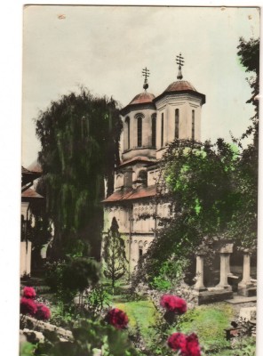 CPIB 17340 CARTE POSTALA - BISERICA MANASTIRII DINTR-UN LEMN foto