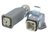 Conector HDC HARTING Han Kit 5 pini 4+PE 400V 10A M20 Aliaj Zinc Montare Cablu/Panou