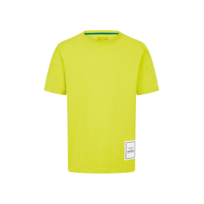 Aston Martin tricou de bărbați Logo Lime F1 Team 2024 - XL