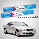 Cumpara ieftin Ștergătoare Mercedes-Benz Clasa S Coupe C215 1999-2000 | Set Față Flat &ndash; TeamCar&reg;