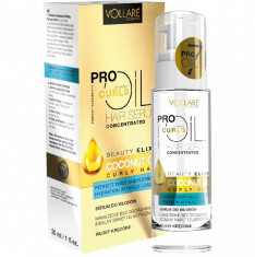 Ulei pentru par Ondulat cu Ulei de Cocos, VOLLARE Pro Perfect Curls Oil, 30 ml foto