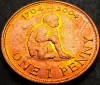 Moneda comemorativa exotica 1 PENNY - GIBRALTAR, anul 2004 * cod 918, Europa