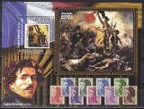 Sao Tome si Principe 2010 - Eugene Delacroix - Drumul spre Libertate, Colita, MNH
