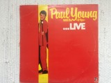 Paul young the q-tips live 1985 disc vinyl lp muzica rock funk soul gong rec. VG