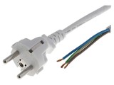 Cablu Alimentare 3x1mm2 3m Alb 10A 250V