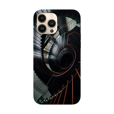 Husa compatibila cu Apple iPhone 14 model Stairways to hell, Silicon, TPU, Viceversa foto