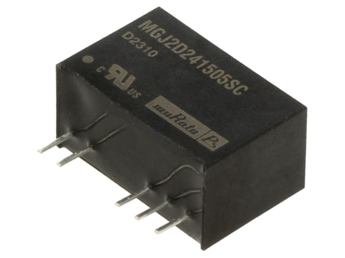 Convertor DC/DC 2W 15VDC -5VDC