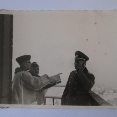 Fotografie colectie 100 x 70 mm cu ofiteri nazisti WWII