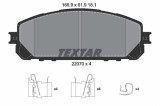 Set placute frana TEXTAR 2207001