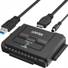 Kit adaptor pentru hard disk extern Utek USB 3.0 la IDE și SATA pentru hard disk