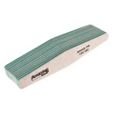 Pilă unghii profesională - romb, centrul verde 180/180 - 10 buc, AMAZING SHINE