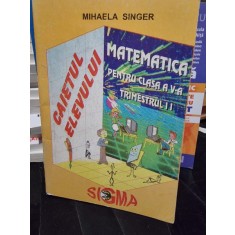 Matematica pentru clasa a V-a, trimestrul II, caietul elevului - Mihaela Singer