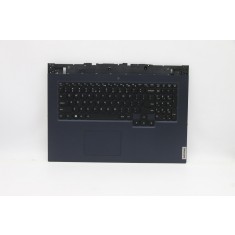 Carcasa superioara cu tastatura palmrest Laptop, Lenovo, Legion 5-17ACH6H Type 82JY, 5CB1C19226, AP22F000A00, Phantom Blue, iluminata, layout US
