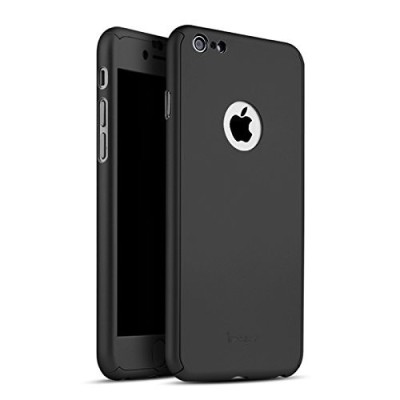 Husa Iphone 5/5s Full Cover 360 + folie sticla, Negru foto