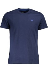 La Martina Tricou barbati, cu mini logo si detalii pe maneca, Regular Fit, Negru, M foto