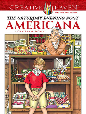 Creative Haven the Saturday Evening Post Americana Coloring Book foto