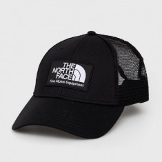 The North Face șapcă culoarea negru, cu imprimeu