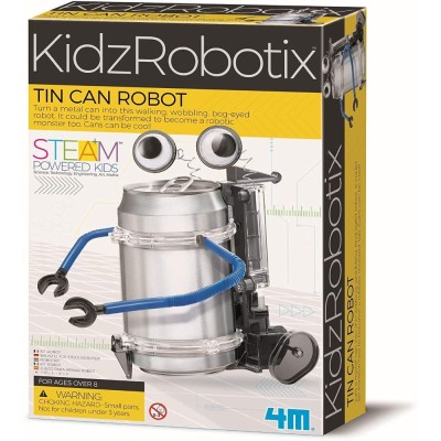 Kit constructie robot - Tin Can Robot Kidz Robotix foto
