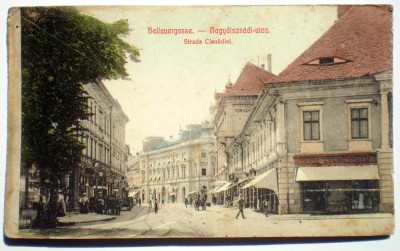 P.057 SIBIU STRADA CISNADIEI HELTAEURGASSE NAGYDISZODI-UTCA foto