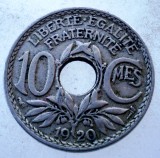 7.864 FRANTA 10 CENTIMES 1920