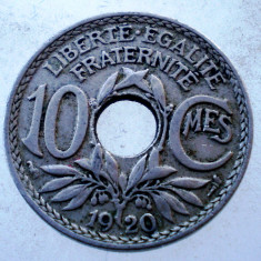 7.864 FRANTA 10 CENTIMES 1920
