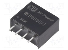 Convertor DC/DC 1W XP POWER, 3.3VDC intrare, 3.3VDC ieșire, 300mA SIP