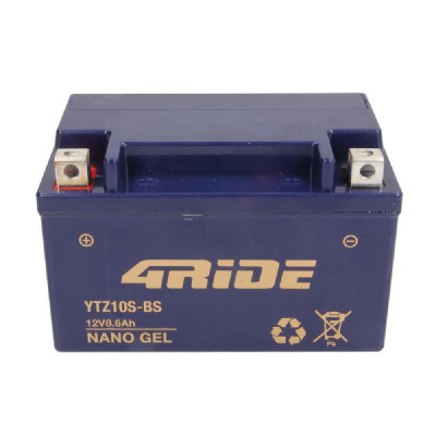 Baterie YTZ10S-BS 4RIDE GEL Acumulator Moto foto