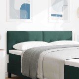 Cumpara ieftin Cap de pat LED tapițat cu butoane verde &icirc;nchis 72 cm catifea