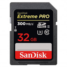 Card Sandisk Extreme PRO SDHC 32GB 300Mbs UHS-II U3 foto