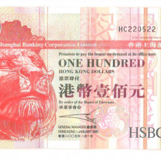 SV * Hong Kong 100 DOLARI / HUNDRED DOLLARS 2005 +/- XF