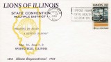 Plic LIONS CLUB,Springfield, Ilinois, America, 31 Mai - 1-2 Iunie 1968