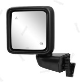Oglinda usa exterioara Jeep Wrangler, 11.20, montare dreapta, reglaj electric; carcasa neagra; cu incalzire; sticla plana; sticla crom; 10 gauri / 7