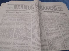 ZIARUL NEAMUL ROMANESC 10 AUGUST 1917 DIRECTOR N IORGA foto