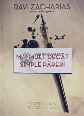 Mai mult decat simple pareri - 2014 - Ravi Zacharias (AB128) foto