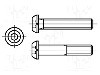 Surub M2, o&amp;#355;el, lungime 16mm, buton, pas filet 0.4, BOSSARD - 1805630