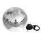 Glob disco pentru petreceri Mirror Ball, cu oglinzi diametru 25 cm, Argintiu