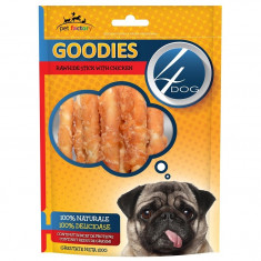 Recompense Goodies Chicken Rawhide Stick 4Dog 100 g foto