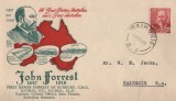 Australia 1949 - Lord John Forrest of Bunbury, FDC circulata