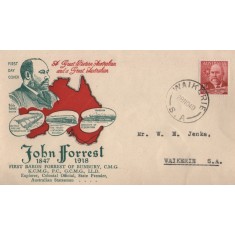 Australia 1949 - Lord John Forrest of Bunbury, FDC circulata