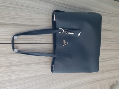 Geanta GUESS MERIDIAN II GIRLFRIEND TOTE pe Negru foto