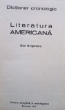 Dictionar cronologic - Literatura americana