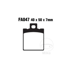 MBS Placute frana EBC FA47 Aprilia RS, Cod Produs: 7326390MA