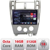 Navigatie Hyundai Tucson 2004-2009 Edotec Kit-1001 8 core QLED 2K 16+512GB 360 Android Waze USB Navigatie Internet Youtube Radio