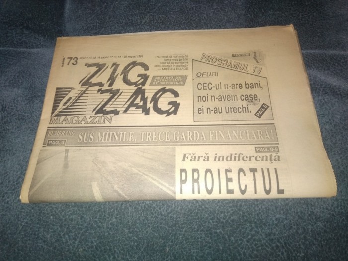 REVISTA ZIG ZAG 14 20 AUGUST 1991