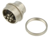 Conector M16 tată 6 pini 5A - BINDER, IP40, lipire