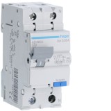 Siguranta diferential 10A 1P+N C 30mA 4.5Ka Hager AD860J