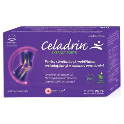 Supliment alimentar Celadrin Extract Forte Good Days Therapy 60 capsule foto