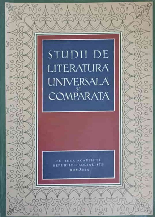 STUDII DE LITERATURA UNIVERSALA SI COMPARATA-I.C. CHITIMIA-275604